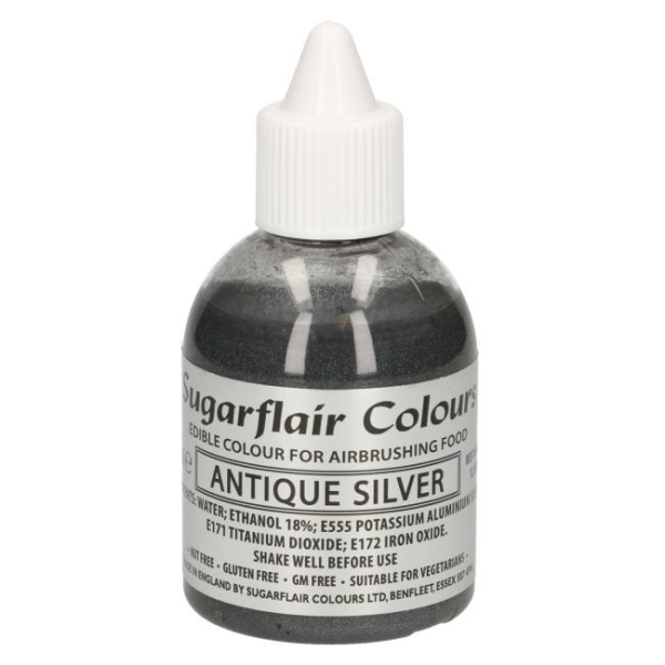 Airbrush Colouring - Antique Silver
